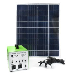 Ηλιακό σύστημα φωτισμού Σταθμός Φόρτισης 120W & Ηχείο/Ραδιόφωνο/MP3 Player 