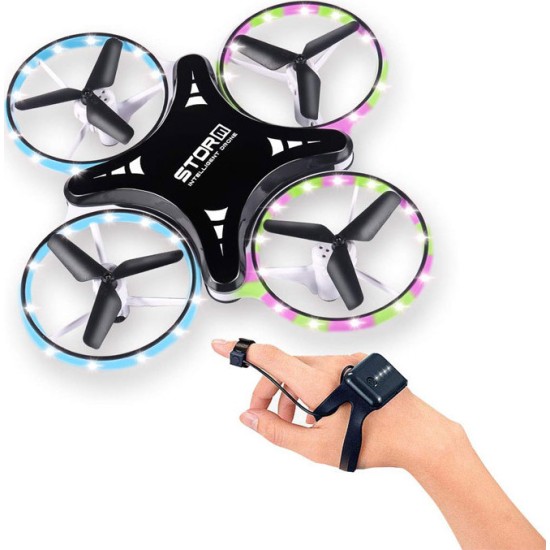 Quadcopter Παιδικό Drone με Φωτάκια LED Storm Intelligent Drone Μαύρο 13835-510-00-05 Quadcopter Παιδικό Drone με Φωτάκια LED Storm Intelligent Drone Μαύρο 13835-510-00-05