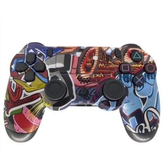 Ασύρματο Χειριστήριο Doubleshock 4 Bluetooth Για PS4 Graffiti Πολύχρωμο oem