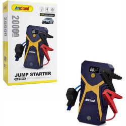 Φορητός Εκκινητής Μπαταρίας Αυτοκινήτου 12V 20000mAh Andowl Q-D1066