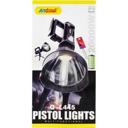 Φορητός Επαναφορτιζόμενος Προβολέας με Αποσπώμενο Τρίποδο 20000LM με Power Bank και με 4 Διαφορετικά Επίπεδα Λειτουργίας T6 CREE LED Ψυχρό Λευκό 6000K Q-L445 ANDOWL