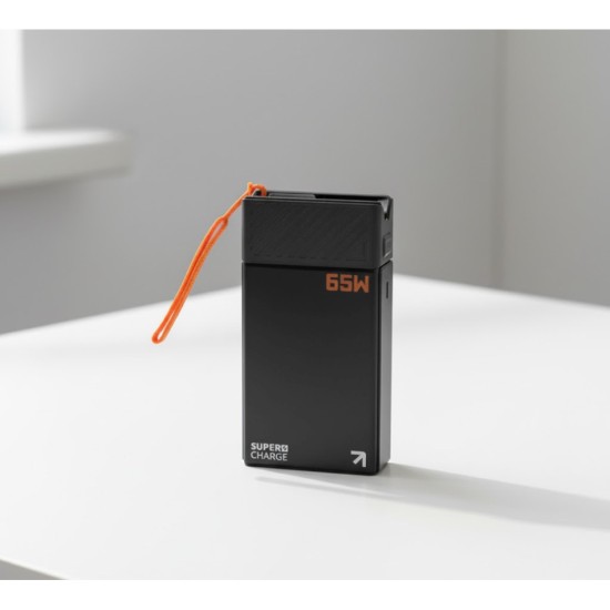 Moxom Power Bank 50000mAh 65W με 3 Θύρες USB-A και 3 Θύρες USB-C Power Delivery Μαύρο