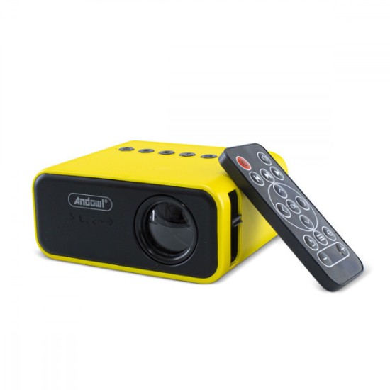 Andowl Qsf35 Mini 3d Q-SF35 Mini 3D Projector LCD Λάμπας LED με Ενσωματωμένα Ηχεία