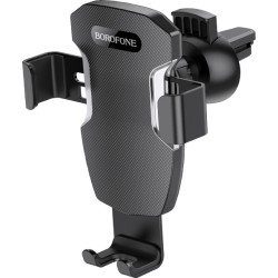 Borofone BH55 Βάση Κινητού Αυτοκινήτου 4.5" - 6.7" με Ρυθμιζόμενα Άγκιστρα Μαύρη