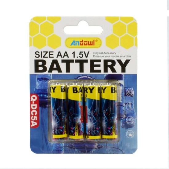 Andowl Αλκαλικές Μπαταρίες AA 1.5V 4τμχ Andowl Αλκαλικές Μπαταρίες AA 1.5V 4τμχ