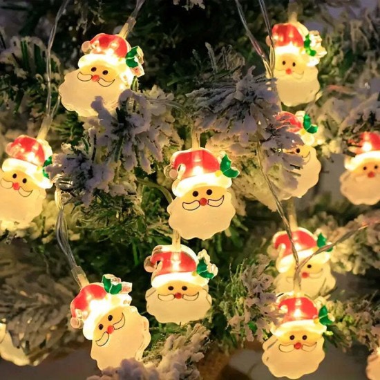 Λαμπάκια LED 6μ.Άγιος Βασίλης Θερμό Λευκό σε Σειρά 10 led oem