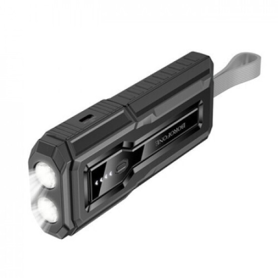 Borofone BJ54 Power Bank 10000mAh 20W με Θύρα USB-A και Θύρα USB-C Power Delivery / Quick Charge 3.0 Μαύρο