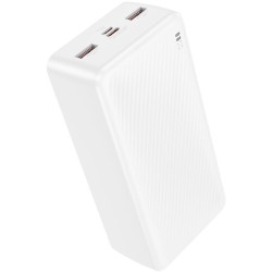 Borofone BJ56B Power Bank 30000mAh 22.5W Λευκό