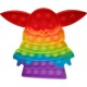Pop it Fidget Baby Yoda Πολύχρωμο Colorful