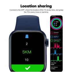 NO.1 N78 Smartwatch με Παλμογράφο (Μαύρο)