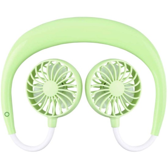 Επαναφορτιζόμενος Ανεμιστήρας Λαιμού Πράσινο