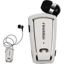 Fineblue  F-V3 bluetooth hands free ακουστικό Λευκό