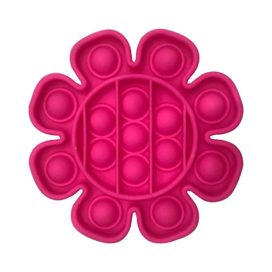 Push pop it Bubble Fidget Toy Stress Reliever Flower Red Push pop it Bubble Fidget Toy Stress Reliever Flower Red