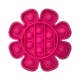 Push pop it Bubble Fidget Toy Stress Reliever Flower Red Push pop it Bubble Fidget Toy Stress Reliever Flower Red