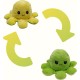 Reversible octapus plush λούτρινο χταπόδι που αλλάζει διάθεση με μία κίνηση - Small - Green-Yellow