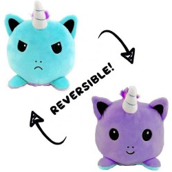 Reversible octapus plush λούτρινο χταπόδι που αλλάζει διάθεση με μία κίνηση - Uniqorn Purple-Blue