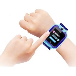 Παιδικό Smartwatch με GPS και Καουτσούκ/Πλαστικό Λουράκι Κίτρινο Q12