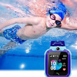 Παιδικό Smartwatch με GPS και Καουτσούκ/Πλαστικό Λουράκι Ροζ Y85 883952_P