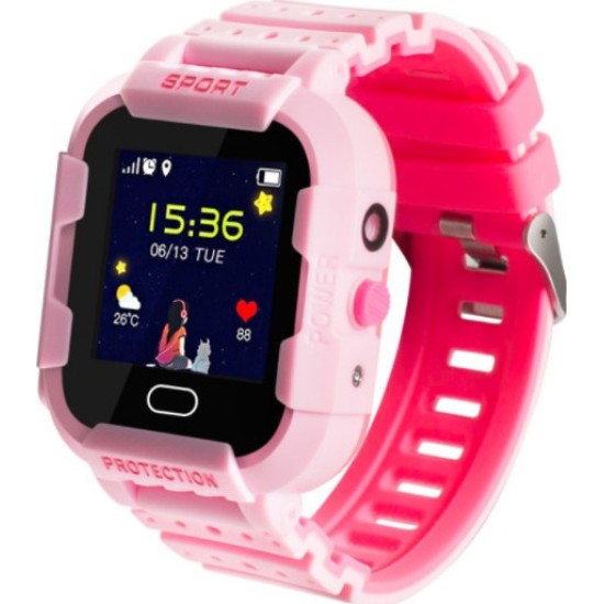 DCU Παιδικό Ρολόι Smartwatch Αδιάβροχο IP67 2G,4G με Ενσωματωμένο GPS, ΡΟΖ DCU Παιδικό Ρολόι Smartwatch Αδιάβροχο IP67 2G,4G με Ενσωματωμένο GPS, ΡΟΖ