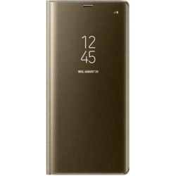Clear View Book Χρυσό (Xiaomi Mi 9)