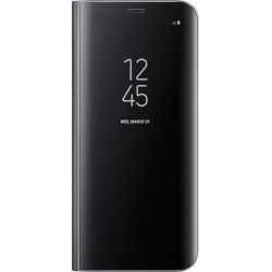 Clear View Book Μαύρο   (Huawei Y9 2018)