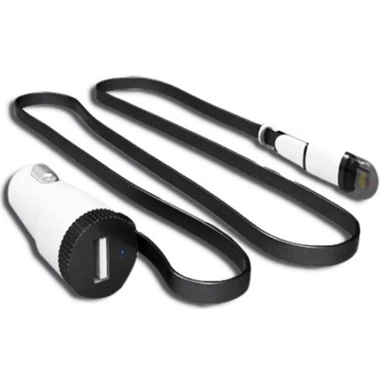 2.4A Φορτιστής αυτοκινήτου με μικρό καλώδιο USB για I-Phone 12-24V DC 5V 1m. - ES-12