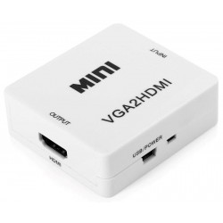ΜΕΤΑΤΡΟΠΕΑΣ VGA to HDMI Full HD 1080P Video Audio Converter OEM