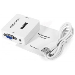 ΜΕΤΑΤΡΟΠΕΑΣ VGA to HDMI Full HD 1080P Video Audio Converter OEM