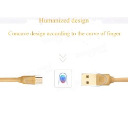 Καλώδιο USB REMAX Radiance RC-041 (ANDROID) Gold