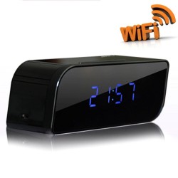 Ρολόι κρυφή κάμερα 720P HD με wifi & ανιχνευτή κίνησης για νυχτερινή όραση