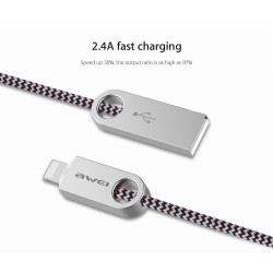 Awei CL - 20 5V 2.4A Καλώδιο μεταφοράς δεδομένων