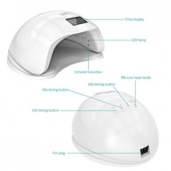 Led/Uv lamp 48Watt 2 σε 1 Sun 5