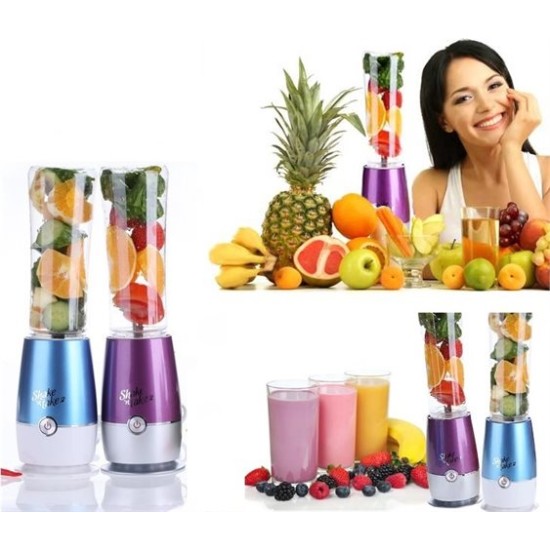 Φορητό Μπουκάλι Σέικερ Shake NTake 2 Bottle ΟΕΜ 800ml