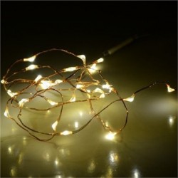 Λαμπάκια led με πολύχρωμο φωτισμό και καλώδιο χαλκού 2m - OEM 54127