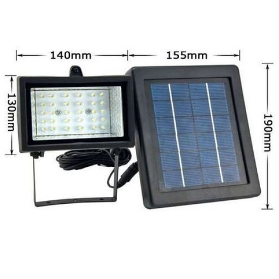 Αυτόνομος Ηλιακός Προβολέας με 54 Led & Πάνελ 2,5 Watt ΟΕΜ Αυτόνομος Ηλιακός Προβολέας με 54 Led & Πάνελ 2,5 Watt ΟΕΜ