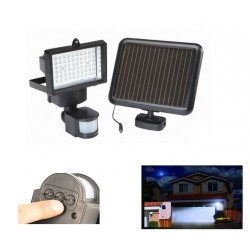 Ηλιακός Προβολέας 60 Led με Ανιχνευτή Κίνησης OEM