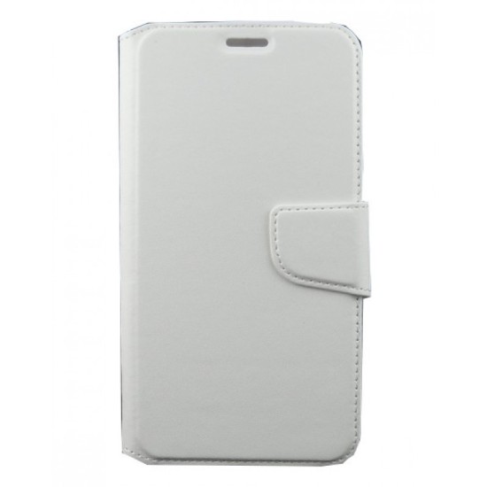 Samsung Galaxy J5 book case με μαγνητικό κλείσιμο Άσπρο