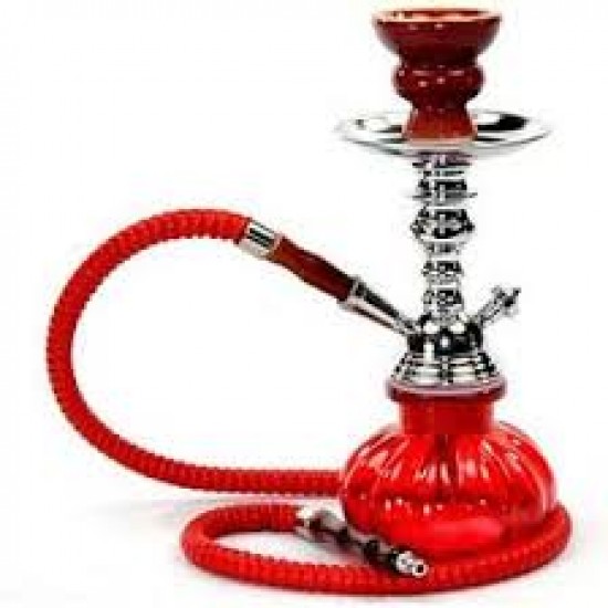 Mini Ναργιλές 29εκ Engraved 3.5S - Mini Portable Hookah Μαύρο