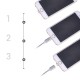 Μεταλλικό μαγνητικό καλώδιο με micro USB και Lightning 2 σε 1 (silver) Μεταλλικό μαγνητικό καλώδιο με micro USB και Lightning 2 σε 1 (silver)