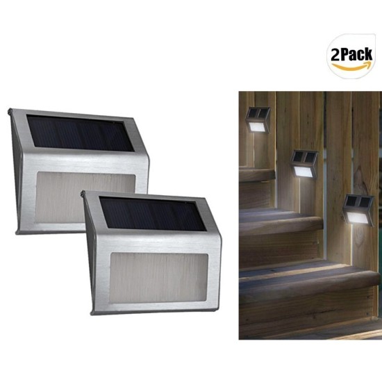 Σετ 2 Ηλιακά Φώτα Εξωτερικού Χώρου LED για Σκάλες OEM