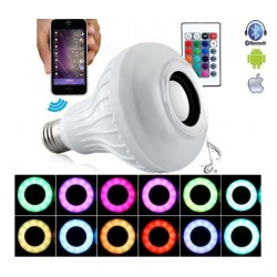 LED Λάμπα RGB που αλλάζει Χρώματα, Ηχείο Bluetooth & Χειριστήριο