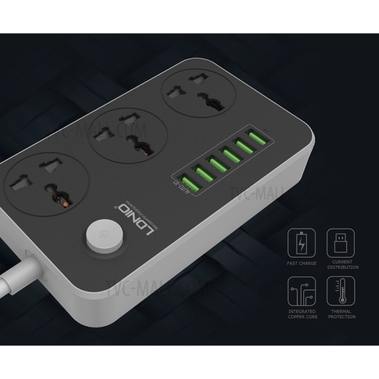 LDNIO 6 USB και 3 θύρες SC3604 LDNIO 6 USB και 3 θύρες SC3604