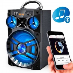 Φορητό Ηχοσύστημα Bluetooth 10W USB/SD/AUX/FM Radio/Multimedia Player KINGWON MS-185BT