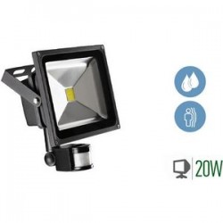 Προβολέας LED 20W εξωτερικού χώρου με Αισθητήρα κίνησης – LED Flood Light with Motion Sensor – MP3838 – OEM