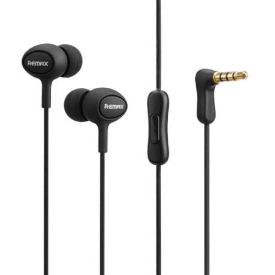 Ακουστικά Remax earphone 515 με μικρόφωνο Μαύρο