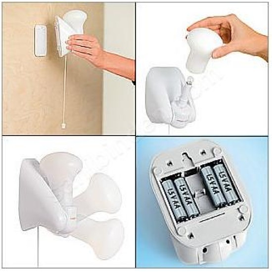 Ασύρματη κινητή λάμπα Led 8 τεμαχίων Handy Bulb
