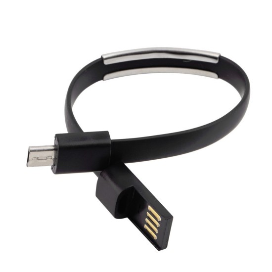 Βραχιόλι Καλώδιο Φόρτισης  microUSB 22 cm TD-05