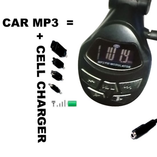 Car MP3 Player FM Transmitter & Car charger