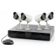 Πλήρες έγχρωμο σετ CCTV εποπτείας και καταγραφής με 4 Κάμερες Πλήρες έγχρωμο σετ CCTV εποπτείας και καταγραφής με 4 Κάμερες