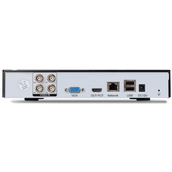 Πλήρες έγχρωμο σετ CCTV εποπτείας και καταγραφής με 4 Κάμερες Πλήρες έγχρωμο σετ CCTV εποπτείας και καταγραφής με 4 Κάμερες